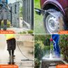 VEVOR Pressure Washer Pump, 1" Shaft Horizontal Triplex Plunger, 4400 PSI, 4 GPM Flow, Replacement Power Washer Pumps Kit, Parts Washer Pump