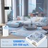 HOMCOM 12000 BTU Portable Air Conditioner for Rooms Up to 550 Sq. Ft., 3-in-1 AC Unit with Dehumidifier, Cooling Fan, Remote, 24H Timer On/Off