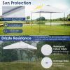 10 x 10 Feet Foldable Outdoor Instant Pop-up Canopy with Carry Bag