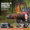 VEVOR Timber Claw Hook, 36 inch 4 Claw Log Grapple for Logging Tongs, Swivel Steel Log Lifting Tongs