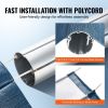 VEVOR RV Awning Fabric Replacement, 14'2" Fabric Length for 15' Awning, Heavy Duty 3-Ply 16oz PVC Camper Awning Fabric