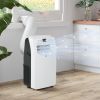 HOMCOM 12000 BTU Portable Air Conditioner for Rooms Up to 550 Sq. Ft., 3-in-1 AC Unit with Dehumidifier, Cooling Fan, Remote, 24H Timer On/Off