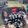 SUNNYFEEL Folding Double Camping Chair, Oversized Loveseat Chair