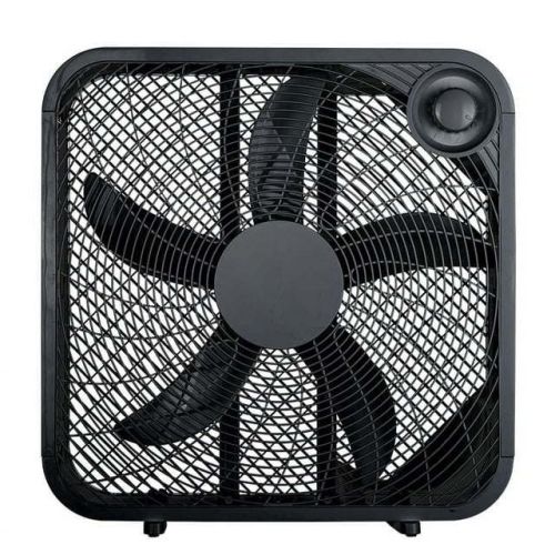 20" 3-Speed Portable Box Fan, New,High-power heat dissipation